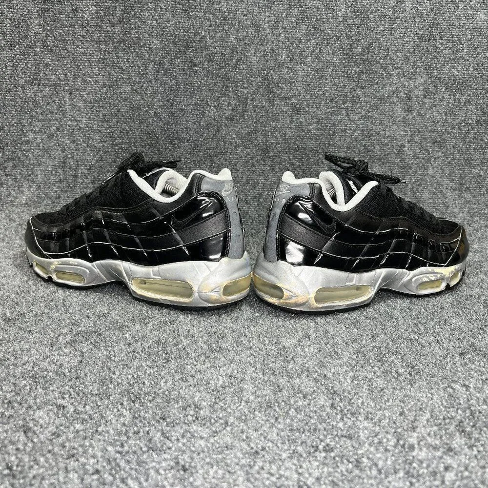 Nike Air Max 95 Shoes Men's Size 12 Black Sliver Vintage Retro Athletic Sneakers